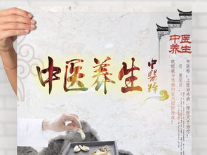 中醫養生海報 傳統智慧與現代設計的完美融合