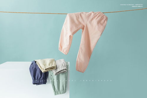 童裝創意攝影 兒童服飾靜物創意拍攝 t恤褲子產品攝影